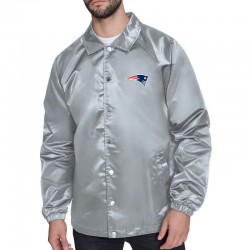 New England Patriots Retro Logo Coaches Jacket