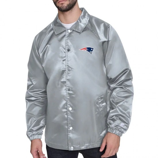 New England Patriots Retro Logo Coaches Jacket New England Patriots Retro Logo Coaches Jacket