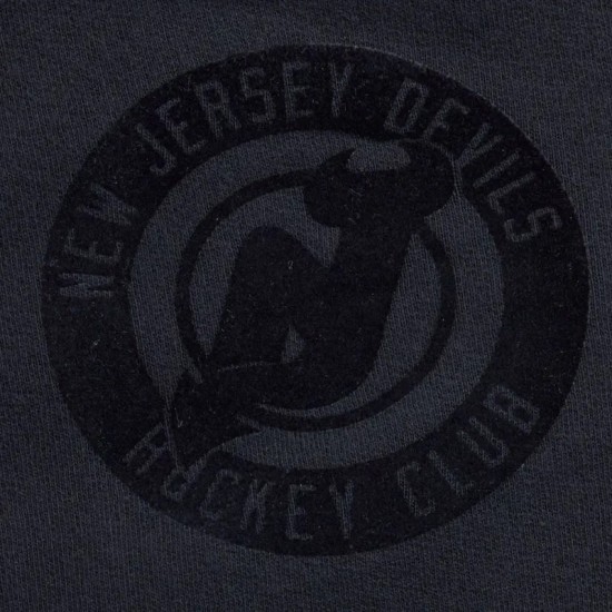 New Jersey Devils Black Striped Fleece Jacket New Jersey Devils Black Striped Fleece Jacket