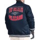 New Orleans Pelicans Adaptive Bold Logo Varsity Satin Jacket