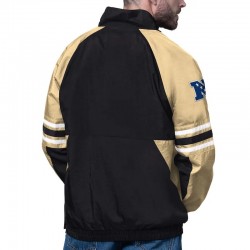New Orleans Saints Prospect Black Half-Zip Pullover Jacket