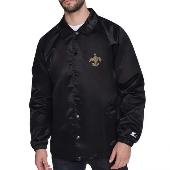 New Orleans Saints Retro Logo Coaches Jacket New Orleans Saints Retro Logo Coaches Jacket