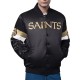 New Orleans Saints Triple Option Varsity Satin Jacket