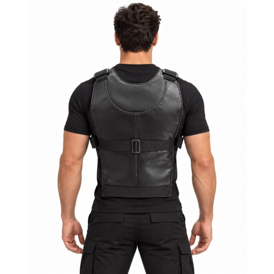 Punisher Skull Vest One Last Kill Comic Halloween Vest Costume