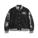 New World Order Black Varsity Jacket New World Order Black Varsity Jacket