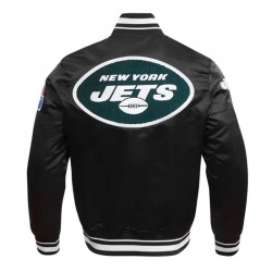 New York Jets Mashup Classic Rib Satin Jacket New York Jets Mashup Classic Rib Satin Jacket