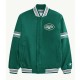 New York Jets Midfield Green Satin Jacket