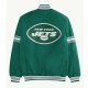New York Jets Midfield Green Satin Jacket