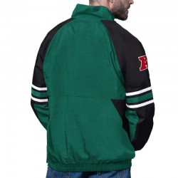 New York Jets Prospect Green Half-Zip Pullover Jacket New York Jets Prospect Green Half-Zip Pullover Jacket
