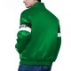 New York Jets Triple Option Full-Snap Varsity Satin Jacket New York Jets Triple Option Full-Snap Varsity Satin Jacket