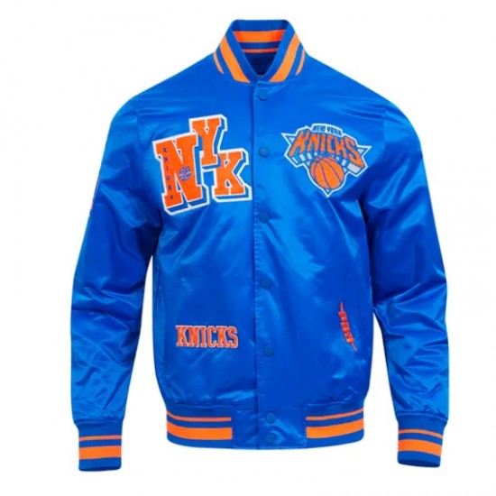 New York Knicks Best of Classic Rib Satin Jacket New York Knicks Best of Classic Rib Satin Jacket