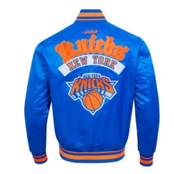 New York Knicks Best of Classic Rib Satin Jacket New York Knicks Best of Classic Rib Satin Jacket