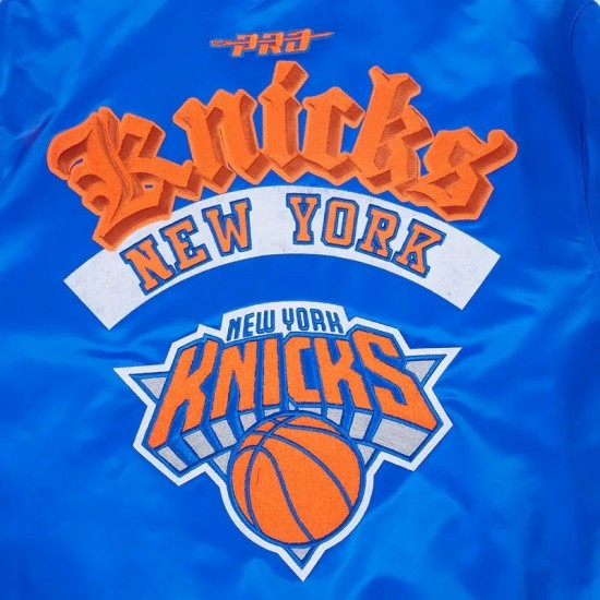 New York Knicks Best of Classic Rib Satin Jacket