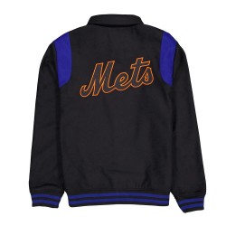 New York Mets Sport Night Teddy Varsity Jacket New York Mets Sport Night Teddy Varsity Jacket
