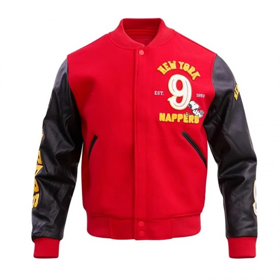 New York Nappers Peanuts Snoopy Varsity Jacket New York Nappers Peanuts Snoopy Varsity Jacket