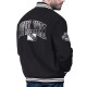 New York Rangers Blackout Corduroy Varsity Jacket