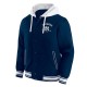 New York Yankees Navy Cotton Hooded Jacket New York Yankees Navy Cotton Hooded Jacket