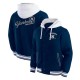 New York Yankees Navy Cotton Hooded Jacket New York Yankees Navy Cotton Hooded Jacket