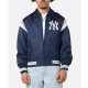 New York Yankees Retro Stadium Navy Satin Jacket New York Yankees Retro Stadium Navy Satin Jacket