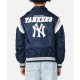 New York Yankees Retro Stadium Navy Satin Jacket New York Yankees Retro Stadium Navy Satin Jacket