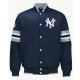 New York Yankees Scout I Navy Satin Jacket New York Yankees Scout I Navy Satin Jacket