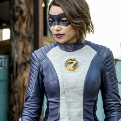 Nora Allen The Flash Leather Jacket