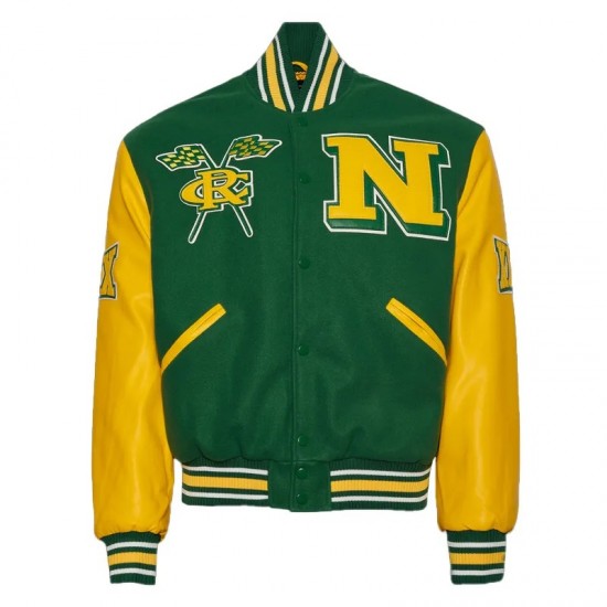 Norfolk State University Green and Gold Varsity Jacket Norfolk State University Green and Gold Varsity Jacket
