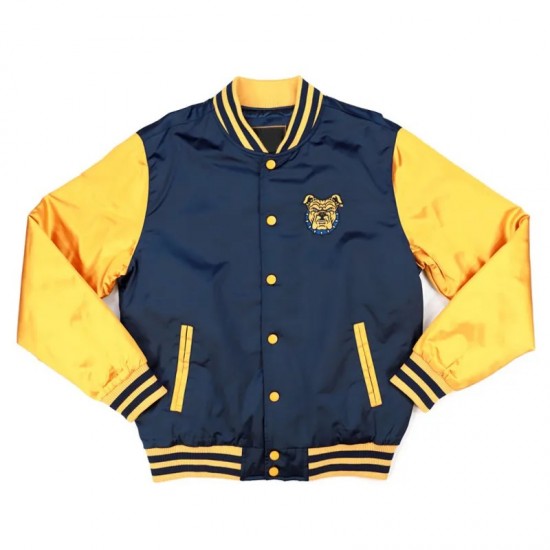 North Carolina A&T Navy and Gold Baseball Jacket