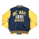 North Carolina A&T Navy and Gold Baseball Jacket