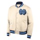 North Carolina Tar Heels Legacy Cream Bomber Jacket