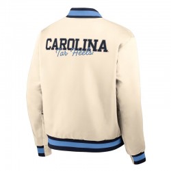 North Carolina Tar Heels Legacy Cream Bomber Jacket