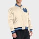 North Carolina Tar Heels Legacy Cream Bomber Jacket