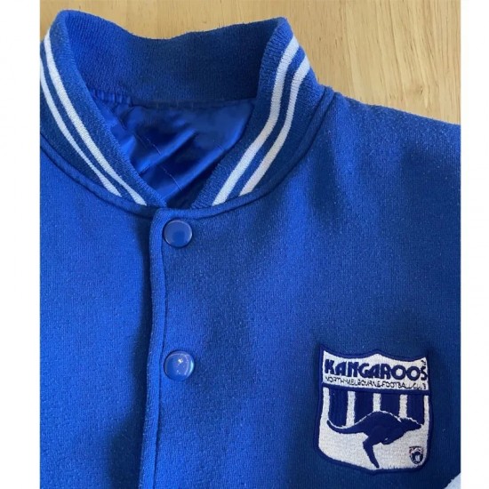 North Melbourne 1990s Royal Varsity Wool Jacket