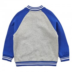 North Melbourne Gray and Royal Varsity Full-Zip Fleece Jacket North Melbourne Gray and Royal Varsity Full-Zip Fleece Jacket