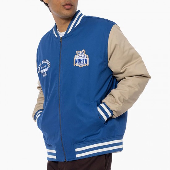 North Melbourne Lock Up Varsity Cotton Jacket North Melbourne Lock Up Varsity Cotton Jacket