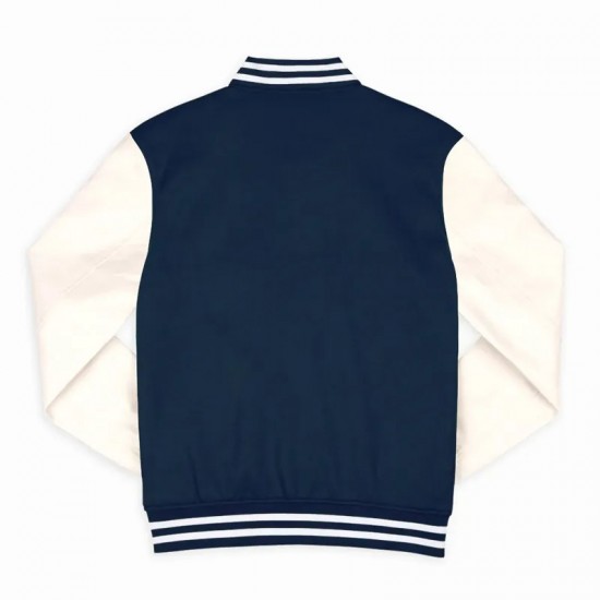 Notre Dame Fighting Irish Navy and Off White Varsity Jacket