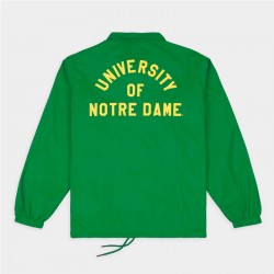 Notre Dame Fighting Irish Shamrock Retro Coaches Jacket