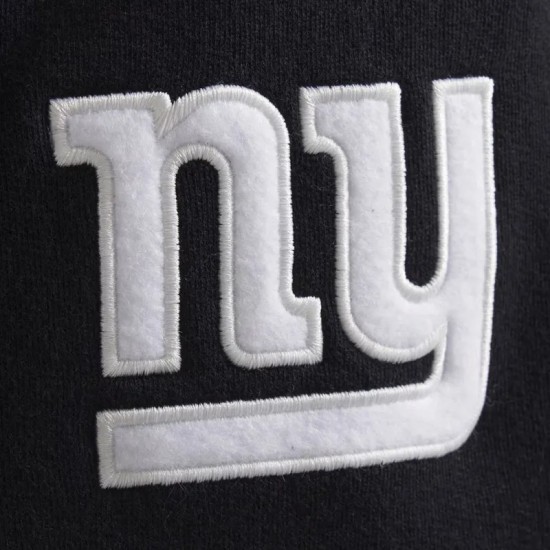 NY Giants Black Striped Fleece Jacket NY Giants Black Striped Fleece Jacket