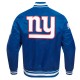 NY Giants Mashup Classic Rib Satin Jacket NY Giants Mashup Classic Rib Satin Jacket