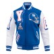 NY Giants Mashup Rib Varsity Wool/Leather Jacket NY Giants Mashup Rib Varsity Wool/Leather Jacket
