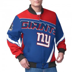 NY Giants Maximum Racing Royal Jacket