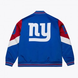 NY Giants Throw It Back Heavyweight Satin Jacket