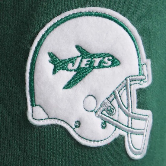 NY Jets Green Striped Fleece Jacket NY Jets Green Striped Fleece Jacket