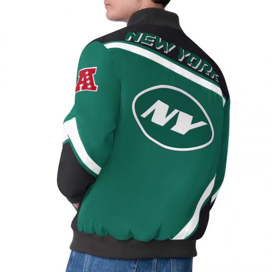 NY Jets Maximum Racing Green Jacket NY Jets Maximum Racing Green Jacket