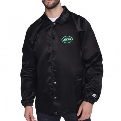 NY Jets Retro Logo Coaches Jacket