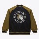 NY Knicks Black/Olive Satin Double Clutch Jacket NY Knicks Black/Olive Satin Double Clutch Jacket