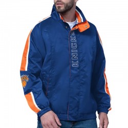 NY Knicks Freestyle Blue Lightweight Full-Zip Jacket