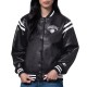 NY Knicks High Heat Vegan Black Varsity Leather Jacket NY Knicks High Heat Vegan Black Varsity Leather Jacket