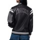 NY Knicks High Heat Vegan Black Varsity Leather Jacket