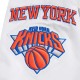 NY Knicks Mashup Classic Rib White Satin Jacket NY Knicks Mashup Classic Rib White Satin Jacket
